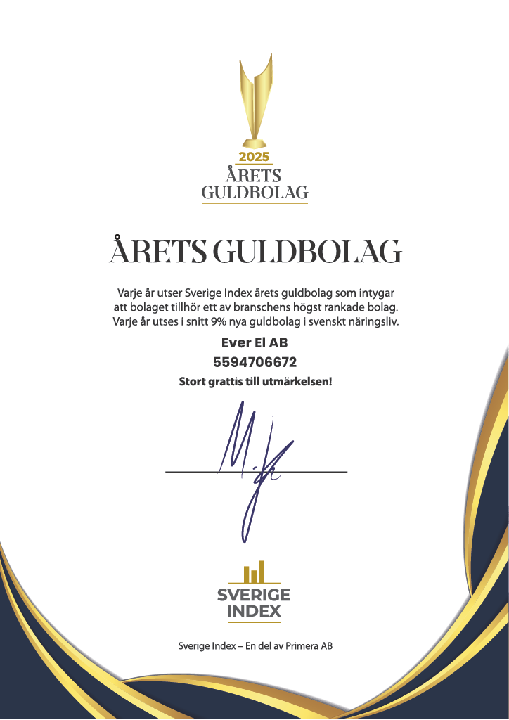 Diplom – Årets Guldbolag